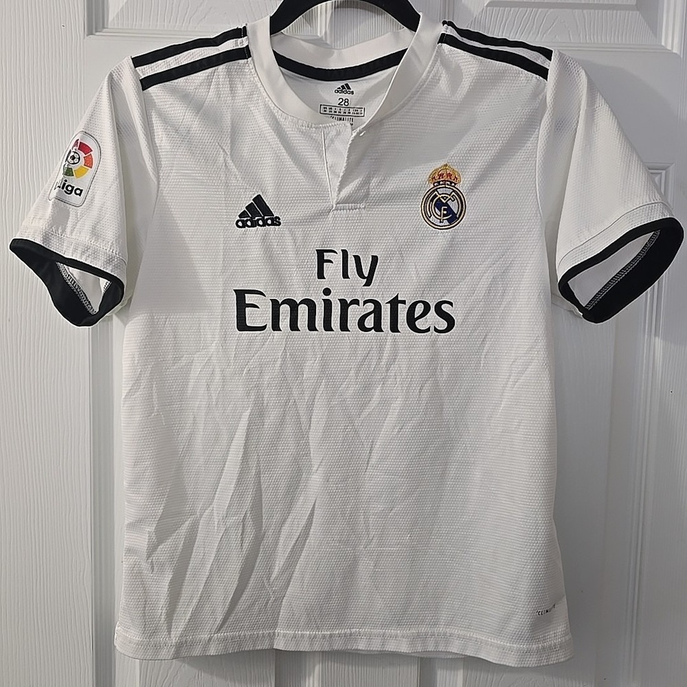 Adidas Real Madrid 2018 2019‎ Home Football Soccer Shirt Jersey #10 Modric Youth